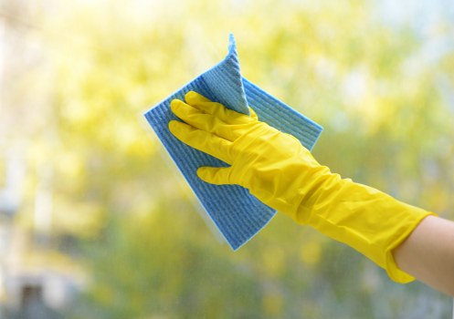 Advanced pressure washing equipment in use
